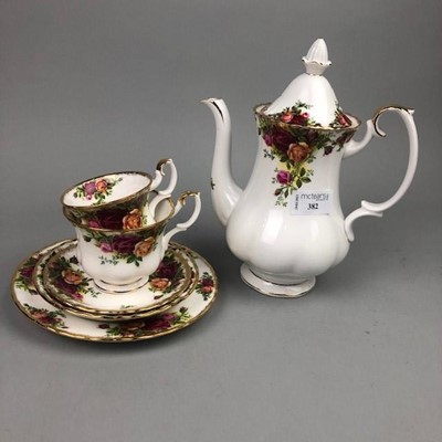 Lot 382 - A ROYAL ALBERT 'OLD COUNTRY ROSES' PART TEA AND COFFEE SERVICE