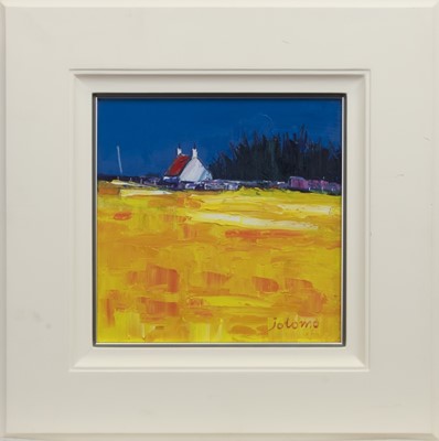 Lot 502 - CROFT AND COPSE, KILBERRY, ARGYLL, AN OIL BY JOLOMO