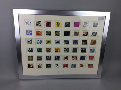 Lot 490 - A LIMITED EDITION FRAMED SET OF HISTORICAL POSTMARKS AND ANOTHER