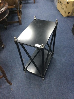 Lot 488 - A PAIR OF MODERN RECTANGULAR OCCASIONAL TABLES