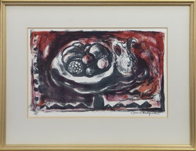 Lot 505 - STILL LIFE WITH JUG, A SIGNED LIMITED EDITION LITHOGRAPH BY ANNE REDPATH