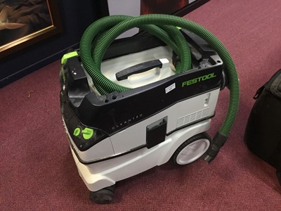 Lot 545 - A FESTOOL CTL 26E CLEANTEC, CAR POLISHER AND A GARDEN PUMP