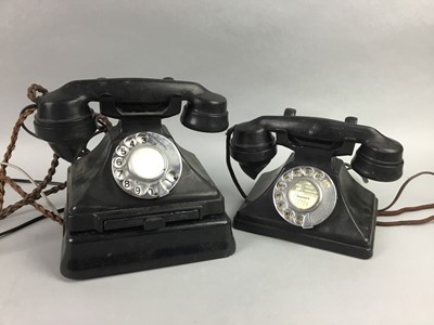 Lot 126 - TWO BAKELITE TELEPHONES