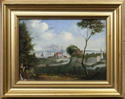 Lot 50 - SHIPS IN HARBOUR, A BRITISH OIL