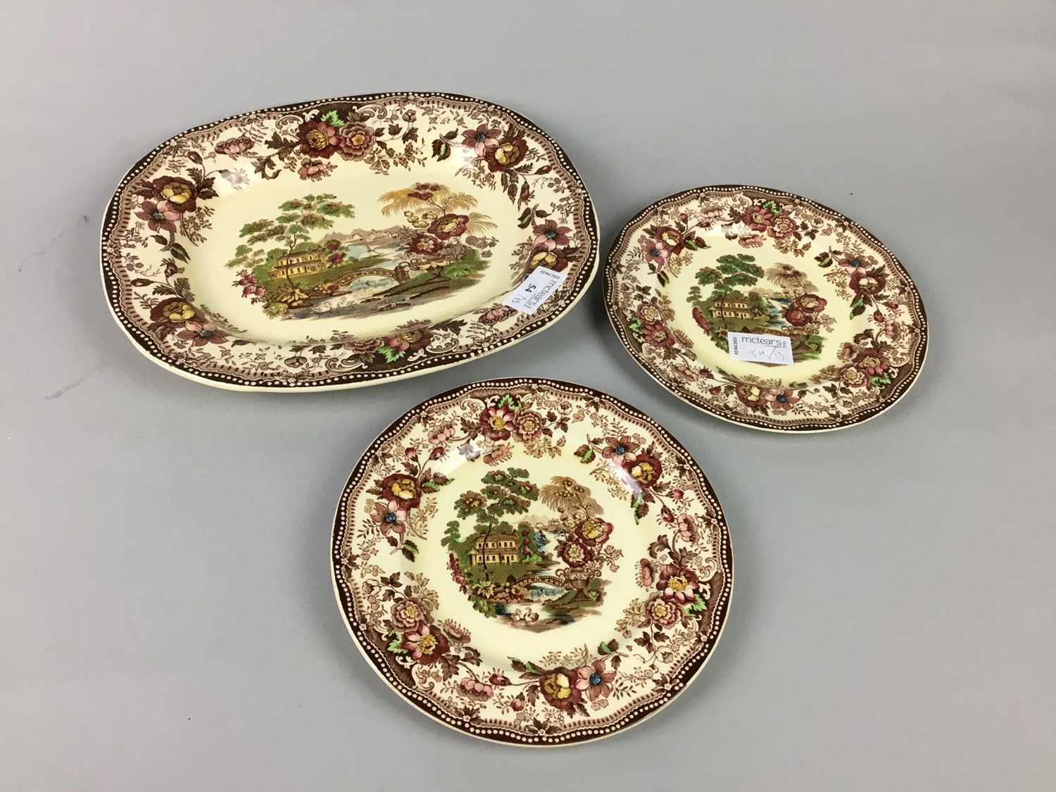 Lot 54 - A ROYAL STAFFS. MEAT DISH AND OTHERS