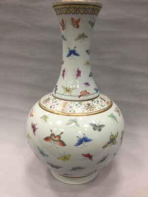 Lot 701 - A CHINESE POLYCHROME VASE