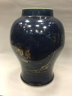 Lot 759 - A 19TH CENTURY CHINESE STONEWARE VASE