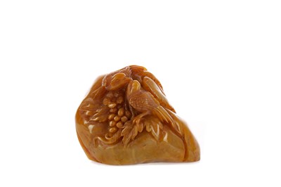 Lot 966 - A 20TH CENTURY CHINESE SHAO SHAN STONE SEAL