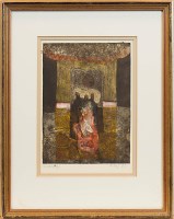 Lot 111 - * MARJ BOND, THE MAGI mixed media on paper,...