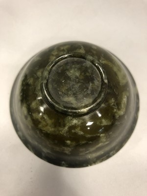 Lot 975 - A PAIR OF CHINESE JADE BOWLS