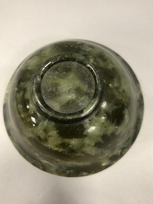 Lot 975 - A PAIR OF CHINESE JADE BOWLS