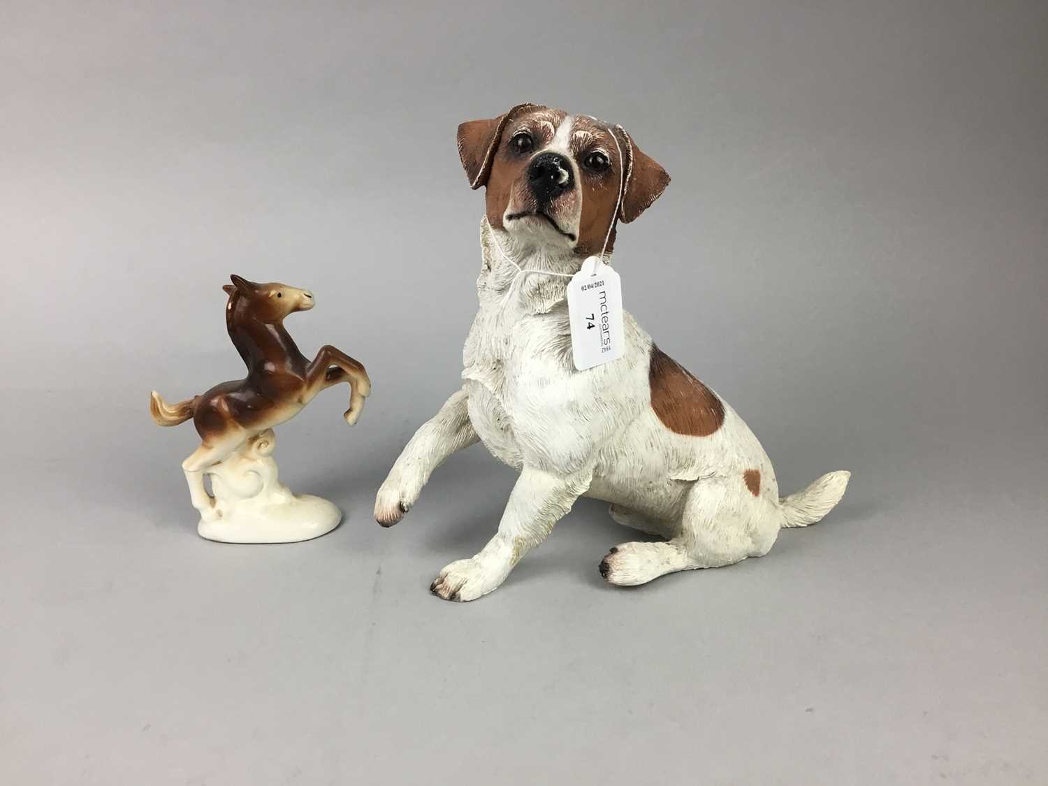 Lot 74 - A LOT OF TWO DOG FIGURES AND OTHERS