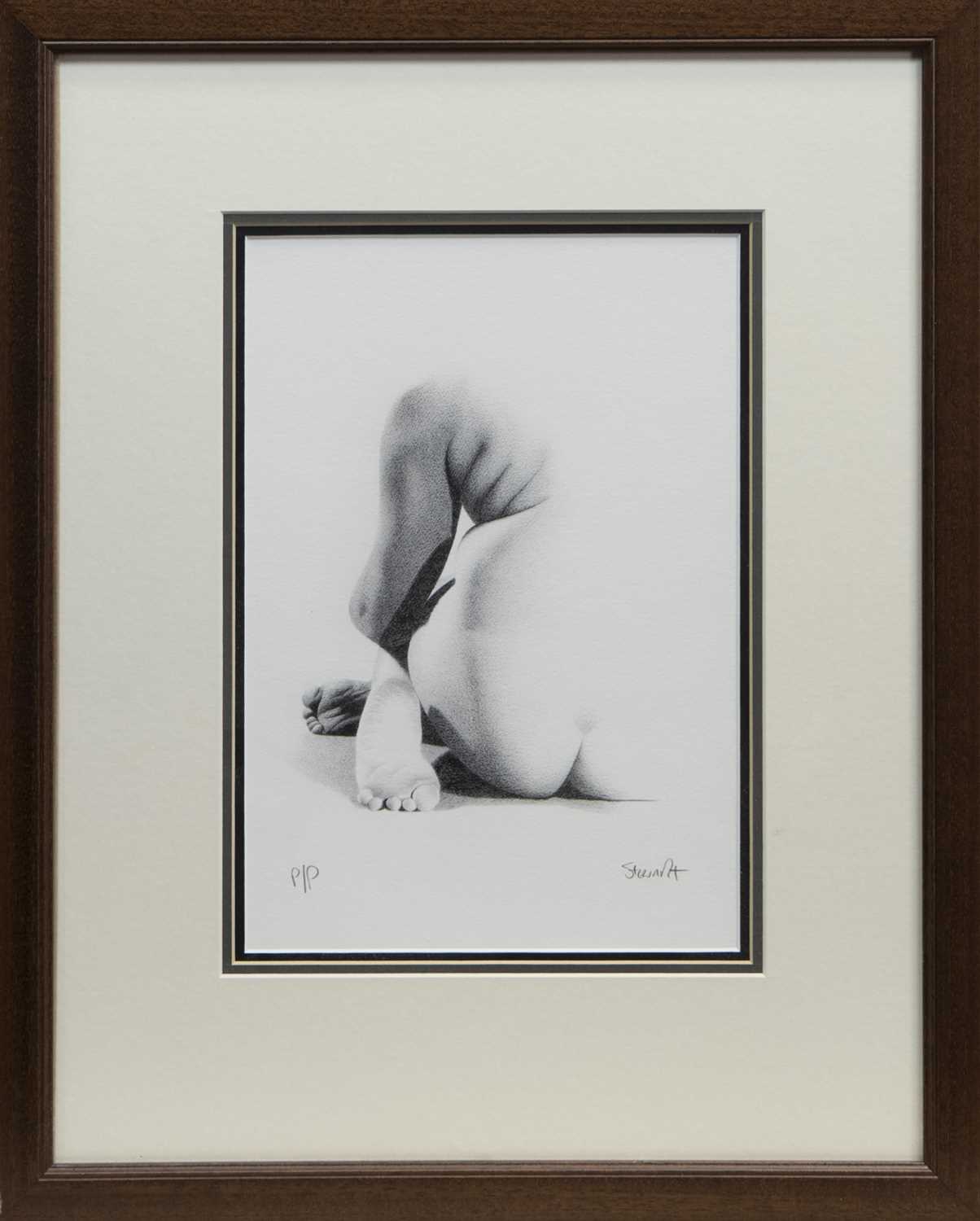 Lot 83 - NUDE STUDY, A PRINT BY LEE STEWART
