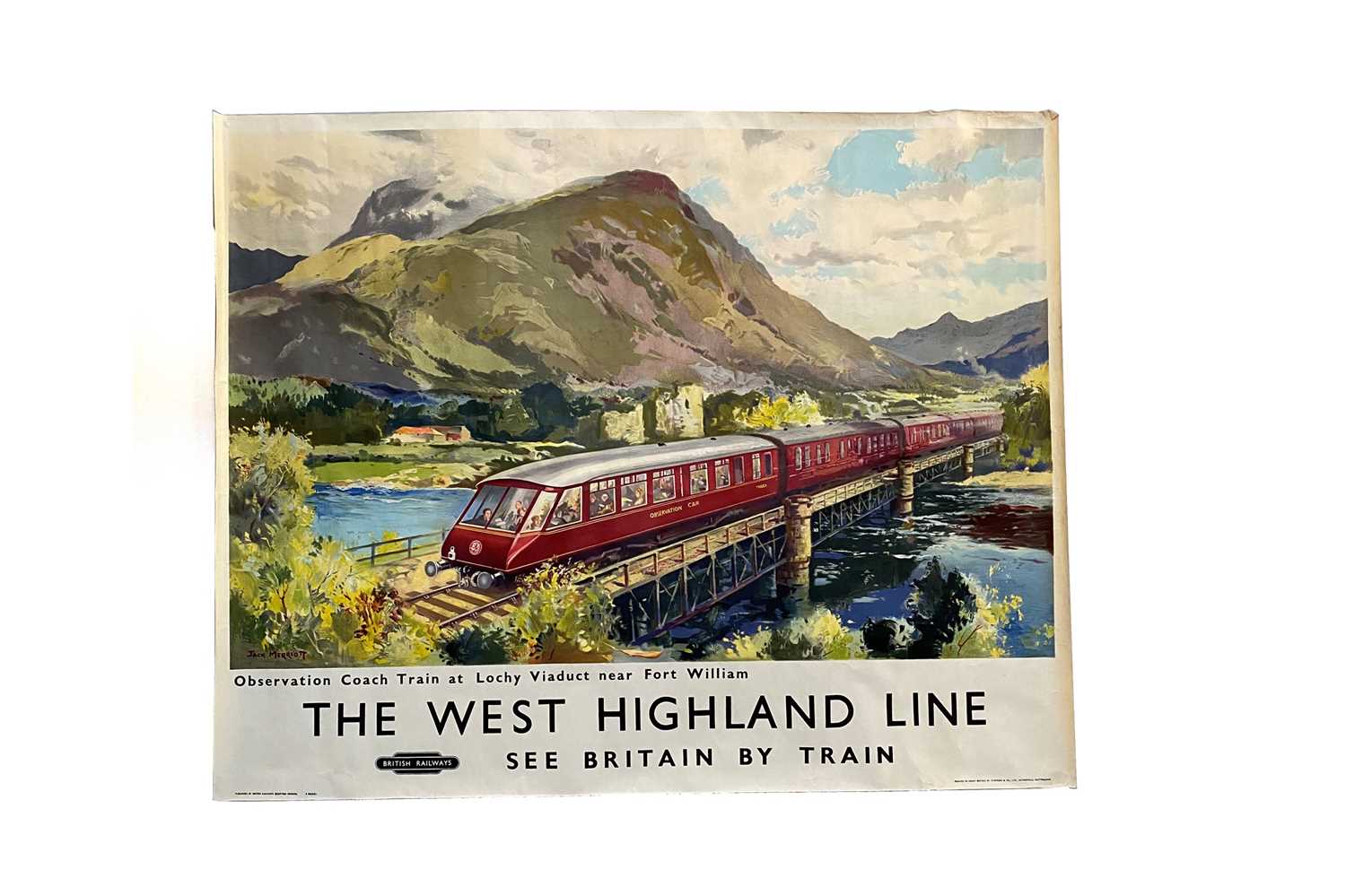 Lot 1692 - BRITISH RAILWAYS - THE WEST HIGHLAND LINE POSTER