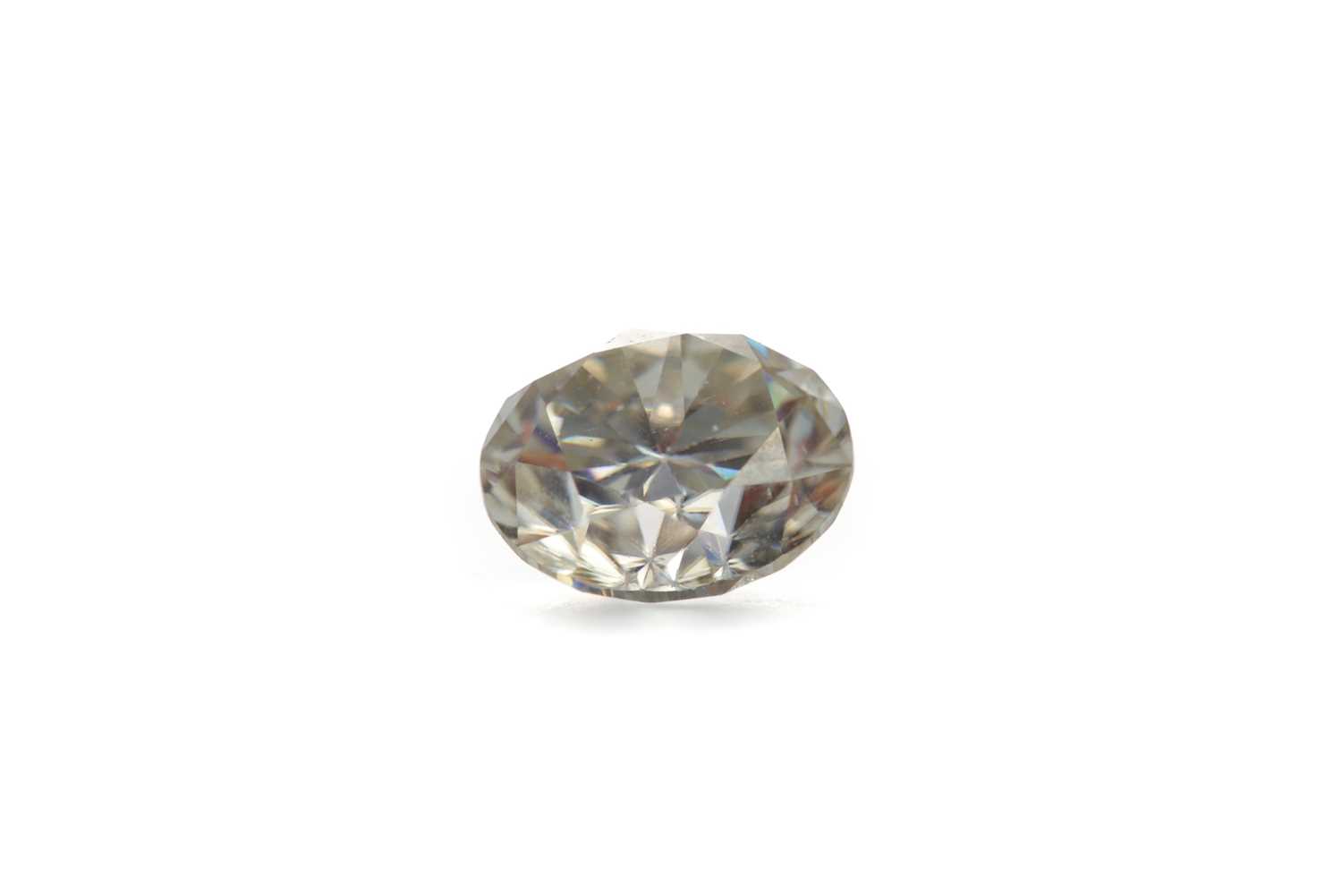 Lot 946 - AN UNMOUNTED MOISSANITE