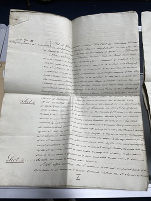 Lot 36 - A LOT OF 19TH CENTURY DOCUMENTS