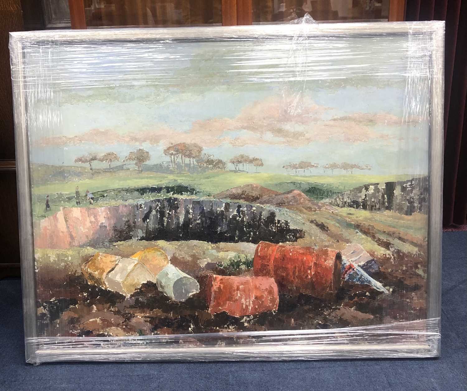 Lot 26 - A LOT OF TWO FRAMED LANDSCAPES BY LOUIS ANNAND