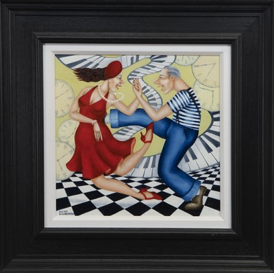 Lot 541 - YOU MAKE MY PANTS WANT TO GET UP AND DANCE, AN OIL BY ELENA KOURENKOVA