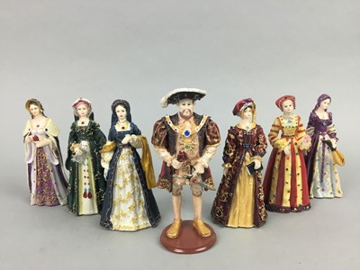 Lot 152 - A SET OF SEVEN REGENCY FINE ARTS FIGURES IN FITTED BOX