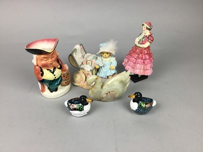 Lot 147 - A ROYAL DOULTON FIGURE OF 'MAISIE' AND OTHER CERAMICS