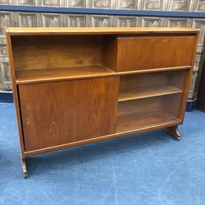 Lot 164 - A TEAK DISPLAY CABINET BY 'NATHAN'