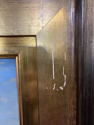 Lot 30 - ON THE BEACH, AN OIL BY DUNCAN CAMERON