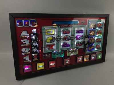 Lot 108 - 'MONOPOLY' VINTAGE FRUIT MACHINE ART