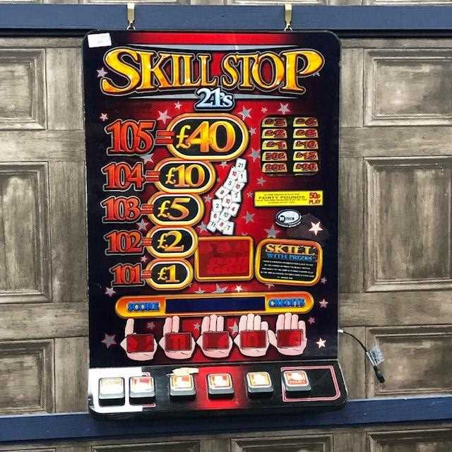 Lot 109 - 'SKILL STOP 21s' VINTAGE FRUIT MACHINE ART