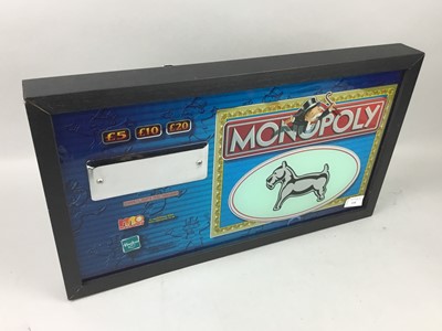 Lot 110 - 'MONOPOLY DOG' VINTAGE FRUIT MACHINE ART
