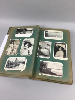 Lot 97 - A LOT OF TWO EARLY 20TH CENTURY POSTCARD ALBUMS