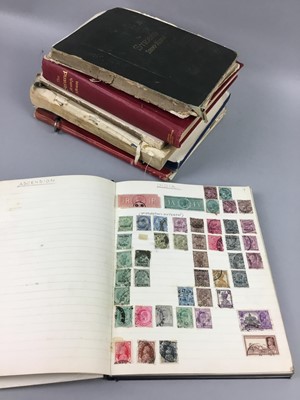 Lot 12 - A COLLECTION OF STAMP ALBUMS