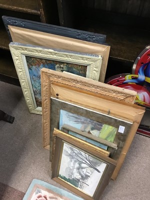 Lot 6 - A LOT OF FRAMED OIL PAINTINGS