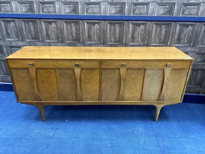 Lot 222 - A RETRO WALNUT SIDEBOARD