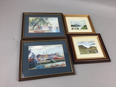 Lot 7 - A LOT OF TWO ALBUMS OF SMALL SCOTTISH WATERCOLOURS
