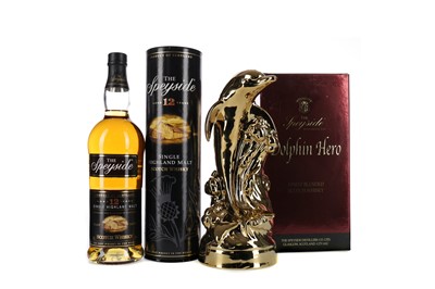 Lot 47 - THE SPEYSIDE DOLPHIN HERO BLEND AND SPEYSIDE AGED 12 YEARS
