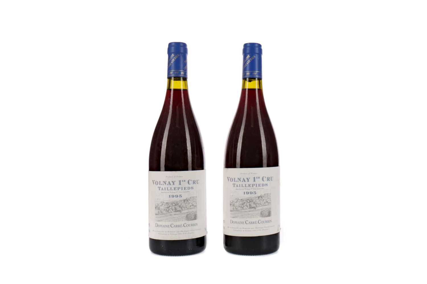 Lot 74 - TWO BOTTLES OF CARRE-COURBIN 1995 VOLNAY