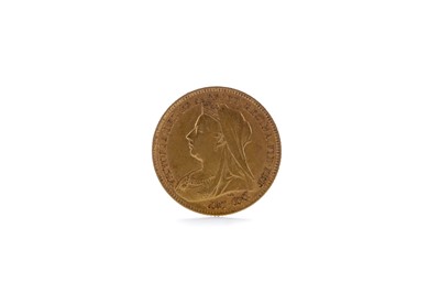 Lot 43 - A GOLD HALF SOVEREIGN DATED 1898