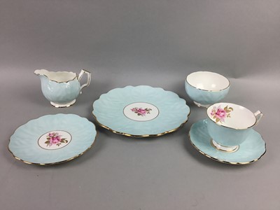 Lot 306 - AN AYNSLEY FLORAL PART TEA SERVICE