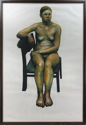 Lot 608 - LIFE DRAWING NO. 2, A LARGE MIXED MEDIA BY CRAIG MULHOLLAND