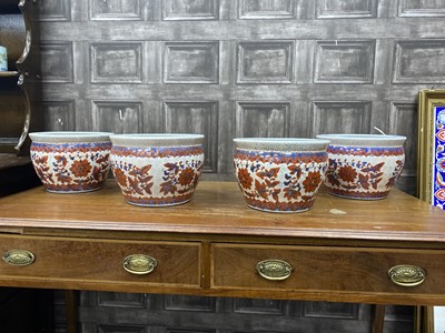 Lot 341 - A SET OF FOUR CHINESE PLANTERS