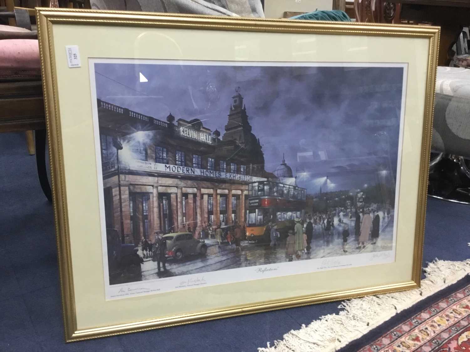 Lot 325 - SAUCHIEHALL STREET, REFLECTIONS, SIGNED PRINT AND OTHER PRINTS