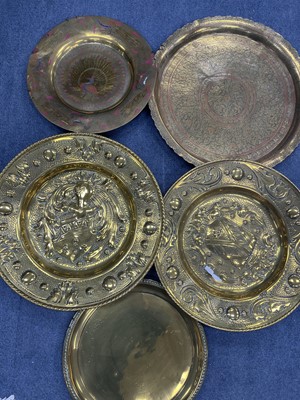 Lot 51 - A COLLECTION OF BRASSWARE