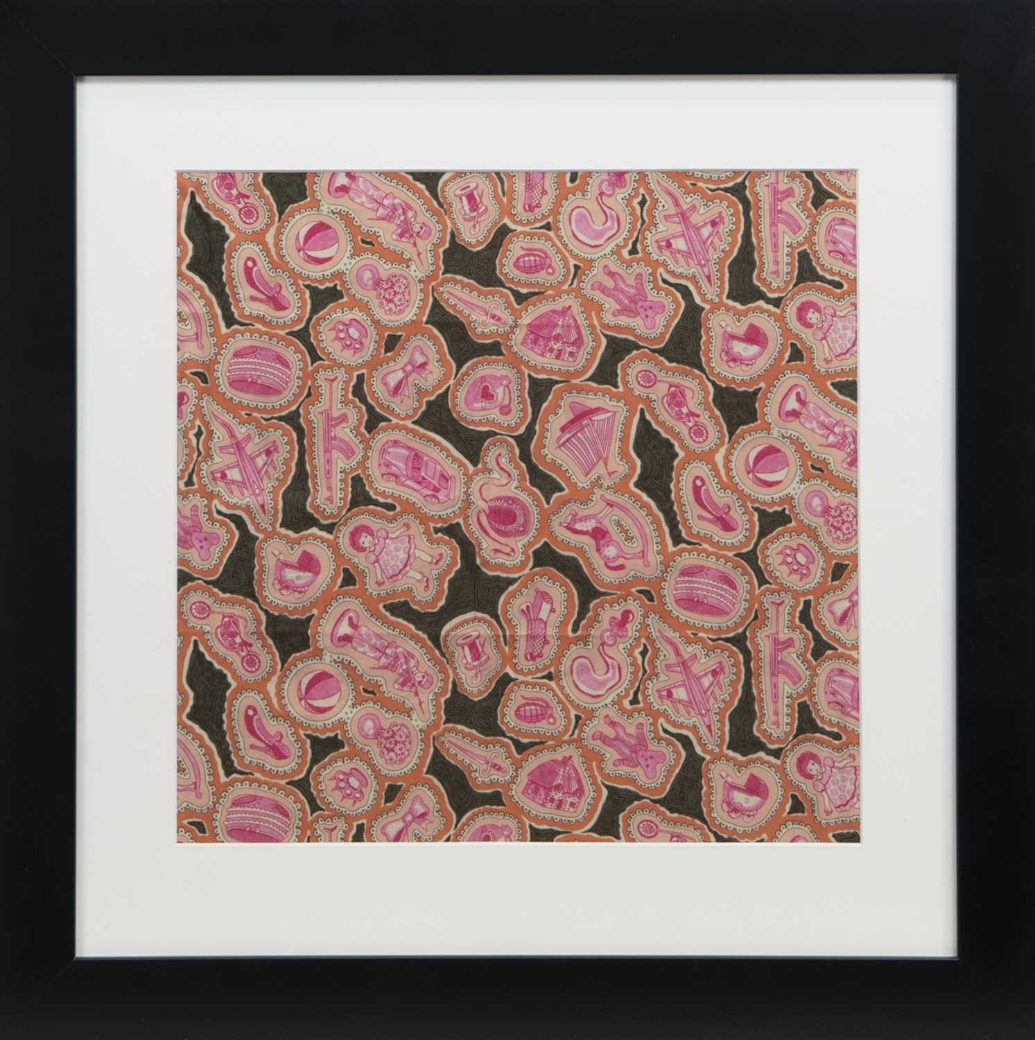 Lot 649 - LIBERTY LONDON,'SISSY' FABRIC, BY GRAYSON PERRY