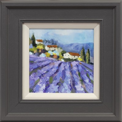 Lot 671 - FRENCH LAVENDER, AN OIL BY CAROL WEST