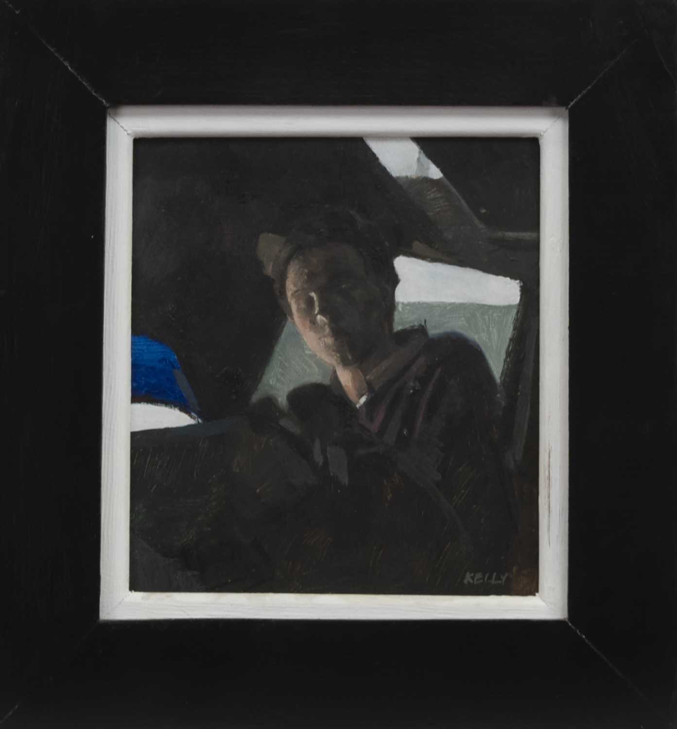 Lot 593 - IN THE STUDIO, AN OIL BY BRENDAN KELLY