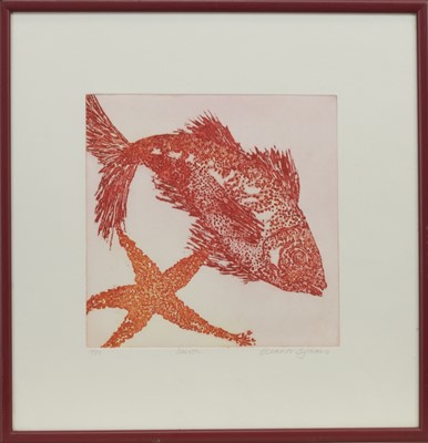 Lot 693 - SWISH, A COLOURED ETCHING BY ELEANOR SYMMS