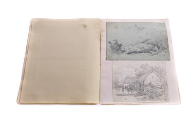 Lot 82 - ALBUM OF SKETCHES AND PRINTS BY EDMUND THORNTON CRAWFORD AND OTHERS