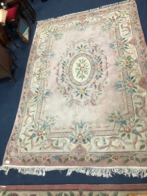 Lot 143 - A 20TH CENTURY CHINESE RUG