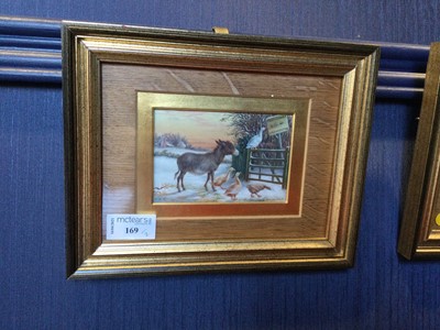 Lot 169 - A LOT OF TWO CONTINENTAL SCHOOL PAINTINGS