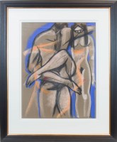 Lot 269 - * FRANK MCFADDEN, NUDE STUDY pastel on paper,...